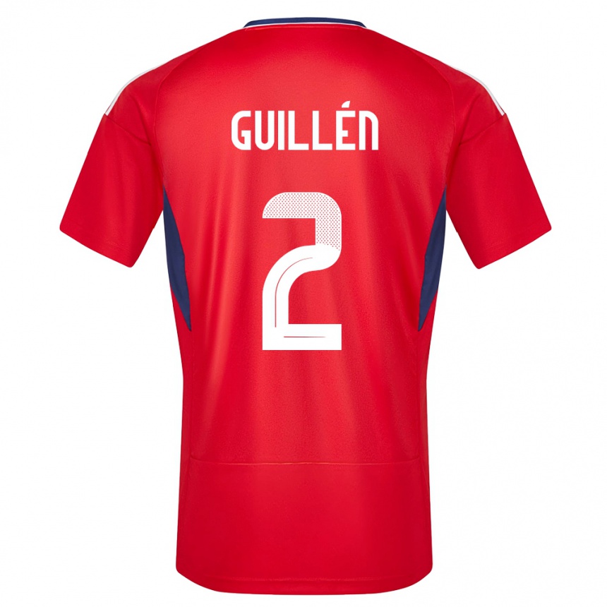 Hombre Fútbol Camiseta Costa Rica Gabriela Guillen #2 Rojo 1ª Equipación 24-26