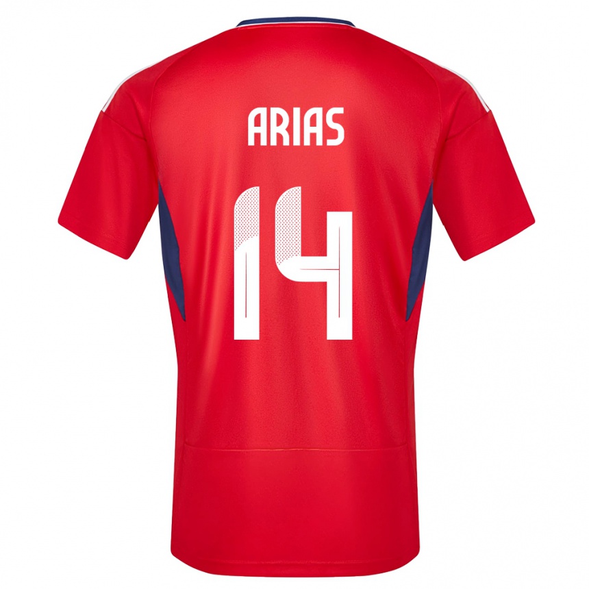Hombre Fútbol Camiseta Costa Rica Timothy Arias #14 Rojo 1ª Equipación 24-26