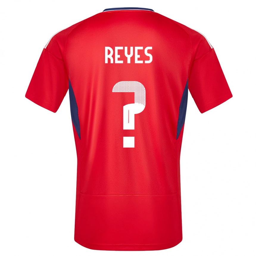 Hombre Fútbol Camiseta Costa Rica Kenan Reyes #0 Rojo 1ª Equipación 24-26