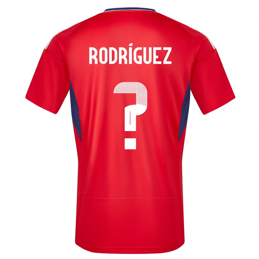 Hombre Fútbol Camiseta Costa Rica Bradley Rodriguez #0 Rojo 1ª Equipación 24-26