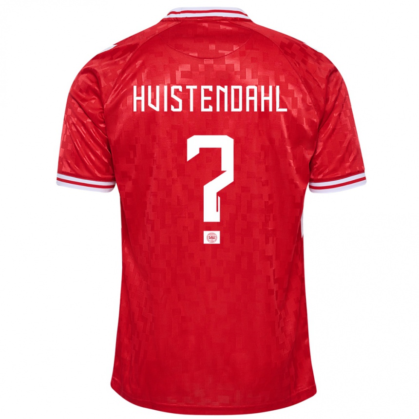 Hombre Fútbol Camiseta Dinamarca Johan Hvistendahl #0 Rojo 1ª Equipación 24-26