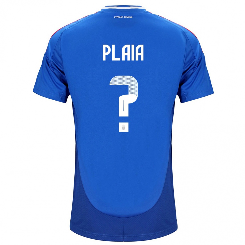 Hombre Fútbol Camiseta Italia Matteo Plaia #0 Azul 1ª Equipación 24-26