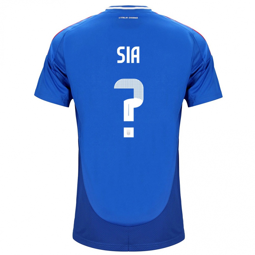 Hombre Fútbol Camiseta Italia Diego Sia #0 Azul 1ª Equipación 24-26