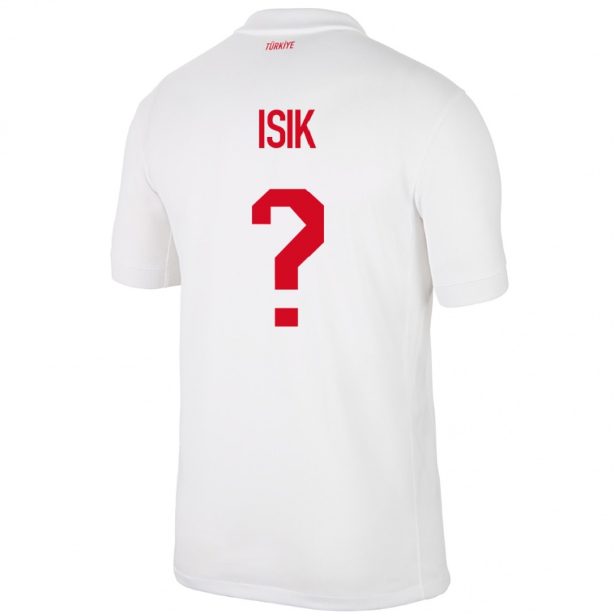 Hombre Fútbol Camiseta Turquía Emre Işık #0 Blanco 1ª Equipación 24-26