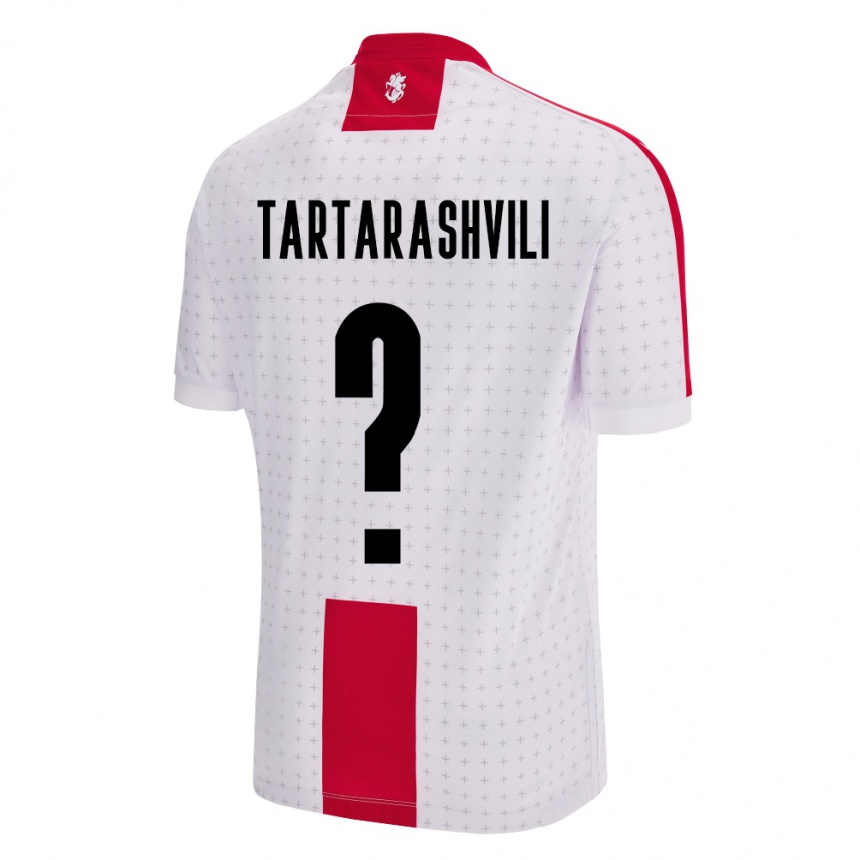 Hombre Fútbol Camiseta Georgia Saba Tartarashvili #0 Blanco 1ª Equipación 24-26