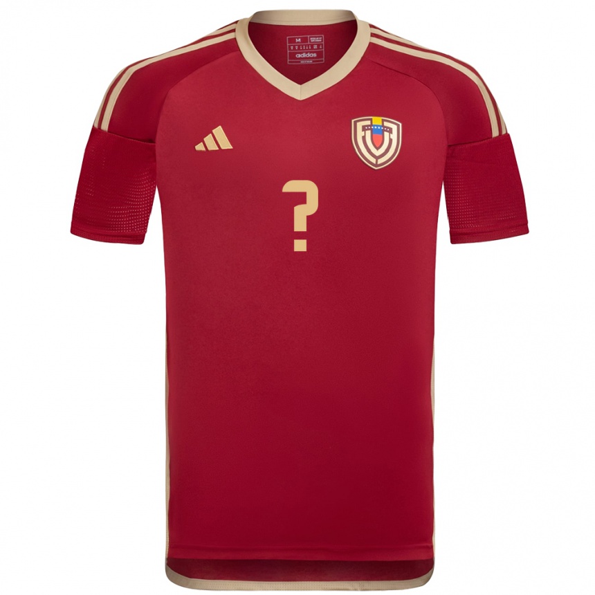 Hombre Fútbol Camiseta Venezuela Jesús Bueno #0 Borgoña 1ª Equipación 24-26