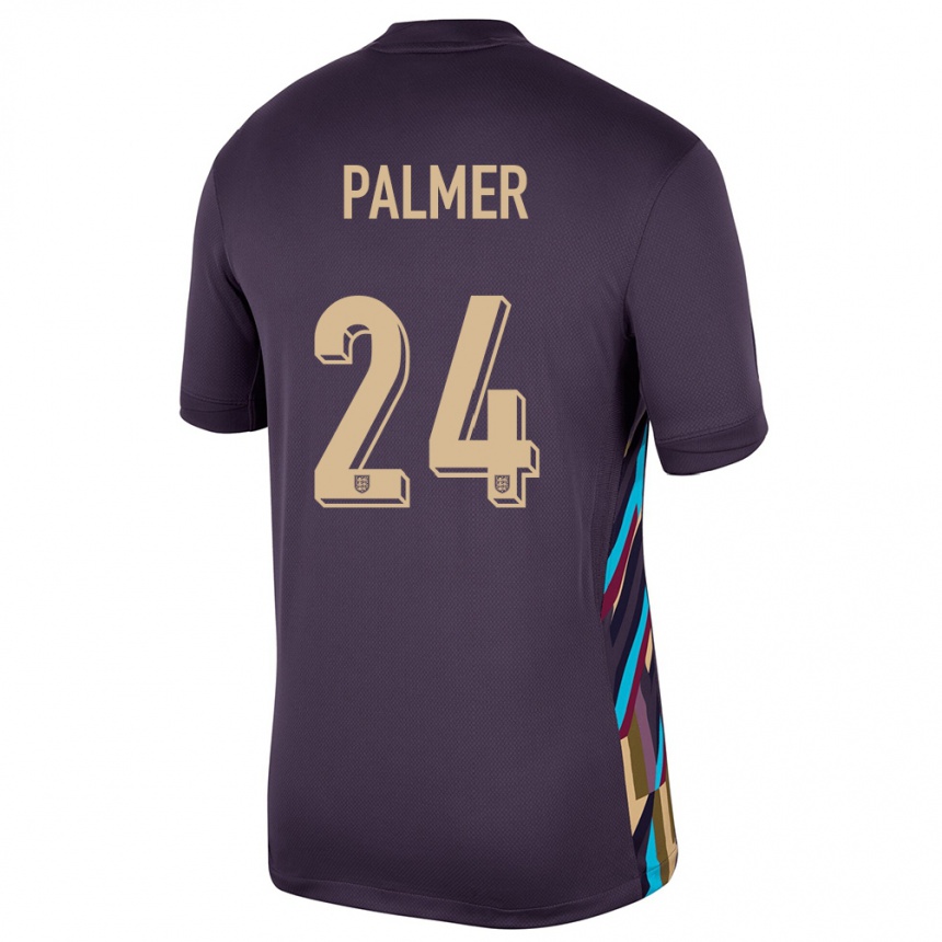 Hombre Fútbol Camiseta Inglaterra Cole Palmer #24 Pasa Oscura 2ª Equipación 24-26