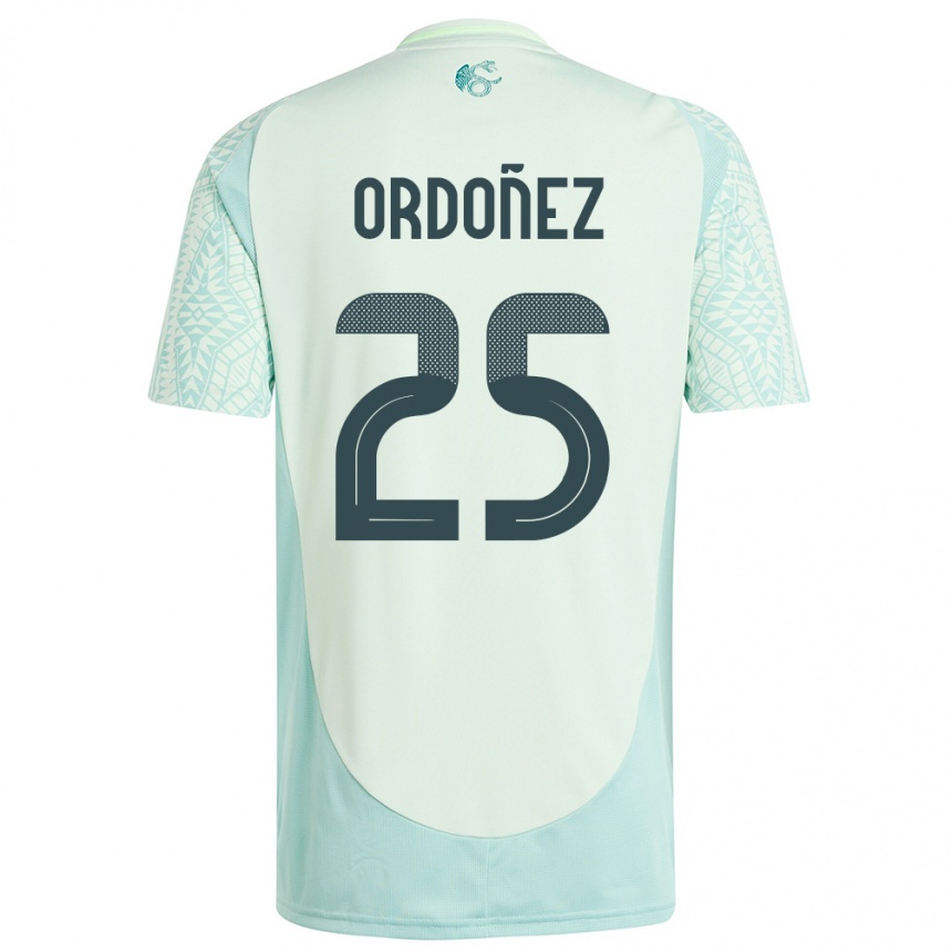 Hombre Fútbol Camiseta México Diana Ordonez #25 Lino Verde 2ª Equipación 24-26