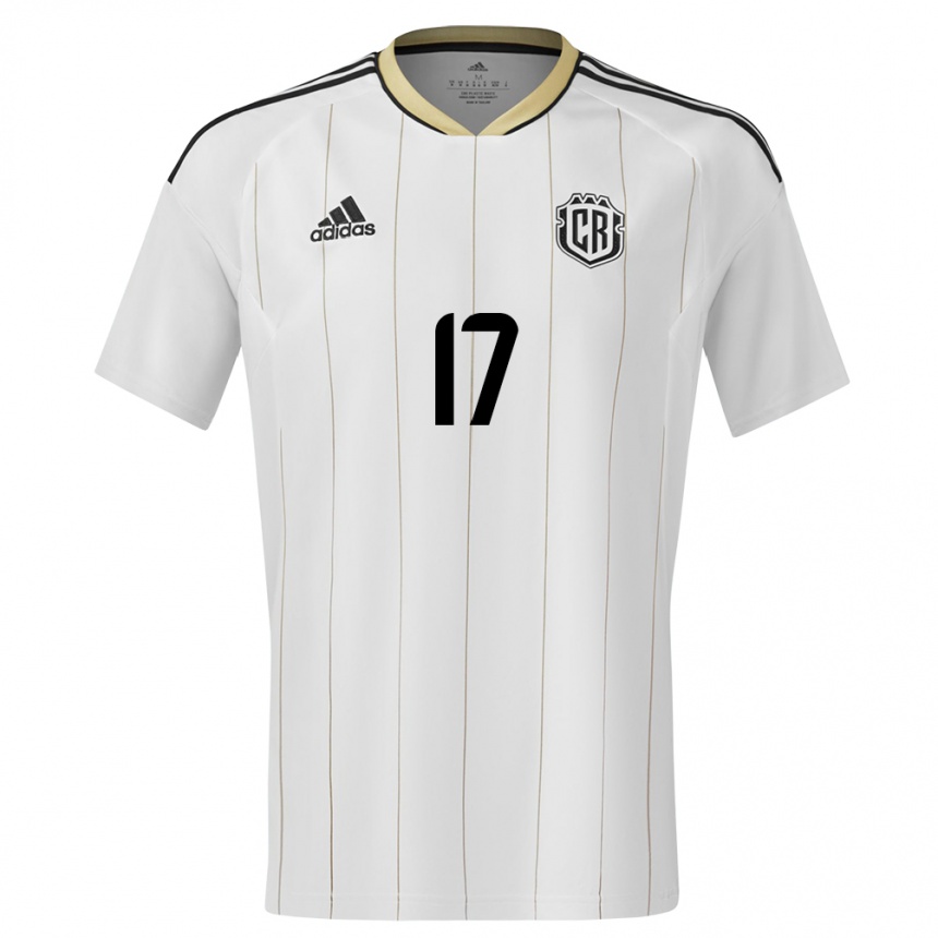 Hombre Fútbol Camiseta Costa Rica Roan Wilson #17 Blanco 2ª Equipación 24-26