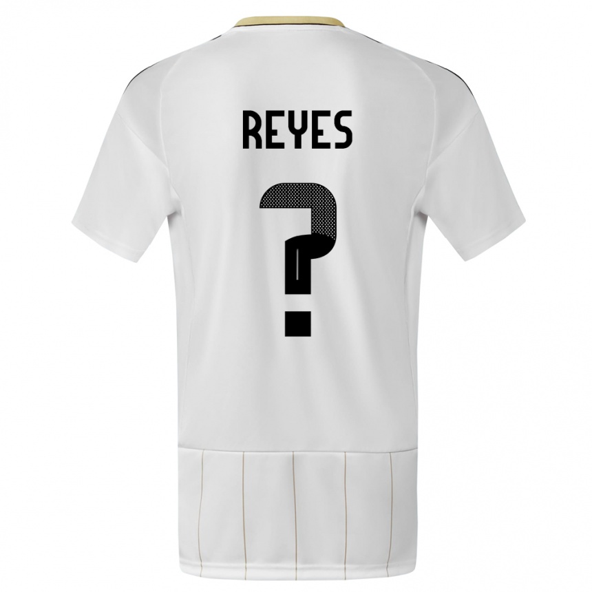 Hombre Fútbol Camiseta Costa Rica Kenan Reyes #0 Blanco 2ª Equipación 24-26