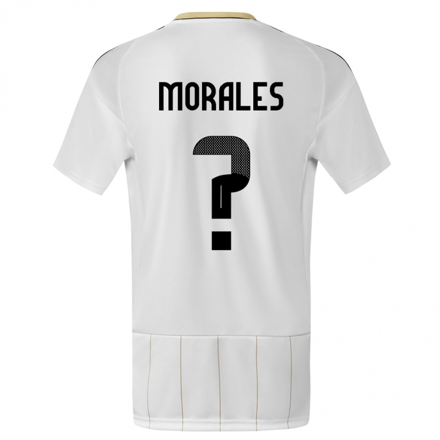 Hombre Fútbol Camiseta Costa Rica Bryan Morales #0 Blanco 2ª Equipación 24-26