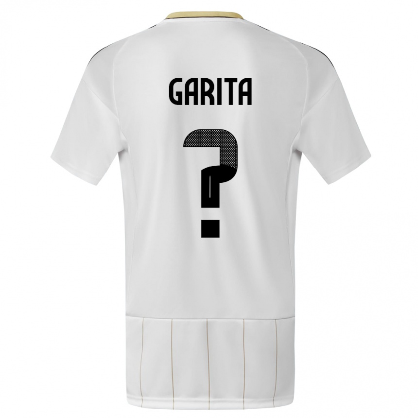Hombre Fútbol Camiseta Costa Rica Emmanuel Garita #0 Blanco 2ª Equipación 24-26