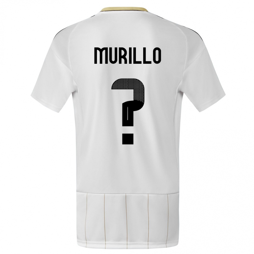 Hombre Fútbol Camiseta Costa Rica Isaac Murillo #0 Blanco 2ª Equipación 24-26