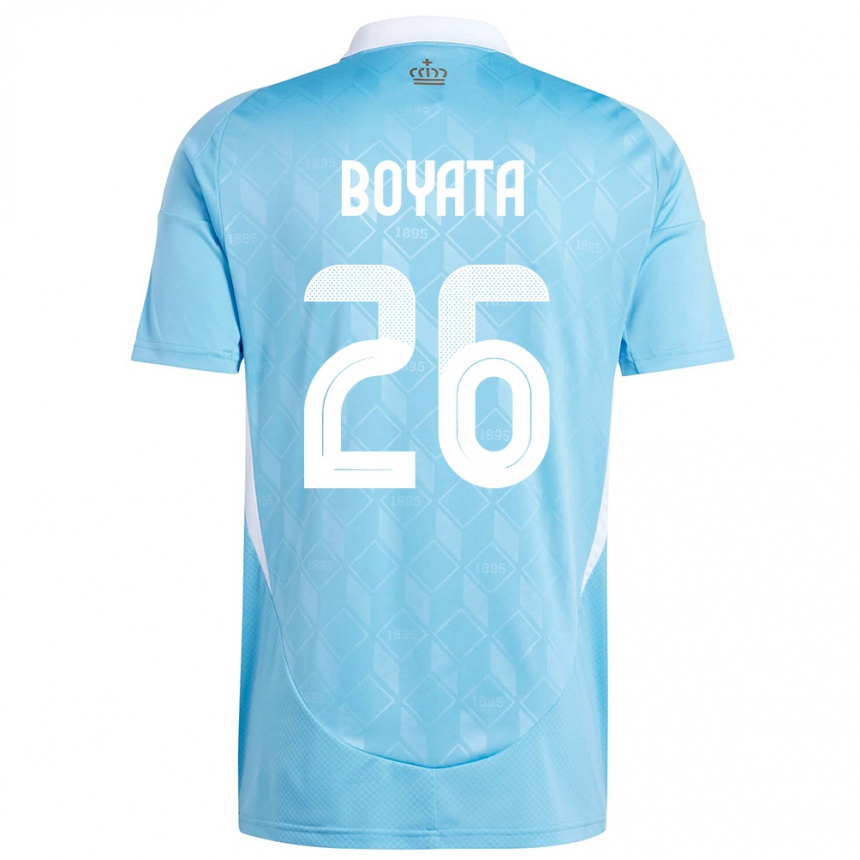 Hombre Fútbol Camiseta Bélgica Dedryck Boyata #26 Azul 2ª Equipación 24-26
