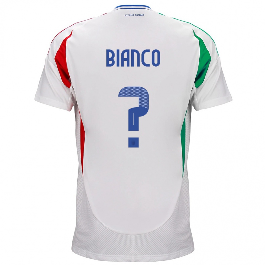 Hombre Fútbol Camiseta Italia Alessandro Bianco #0 Blanco 2ª Equipación 24-26