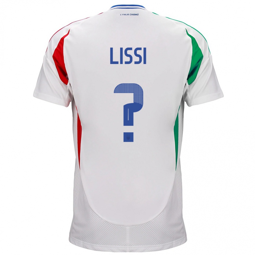 Hombre Fútbol Camiseta Italia Thomas Lissi #0 Blanco 2ª Equipación 24-26