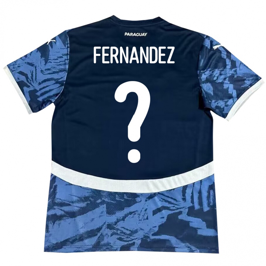 Hombre Fútbol Camiseta Paraguay Diego Fernández #0 Azul 2ª Equipación 24-26