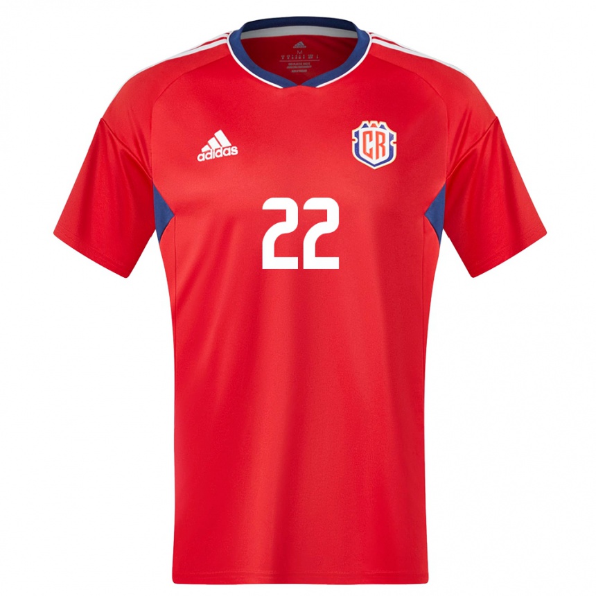 Mujer Fútbol Camiseta Costa Rica Cristel Sandi #22 Rojo 1ª Equipación 24-26