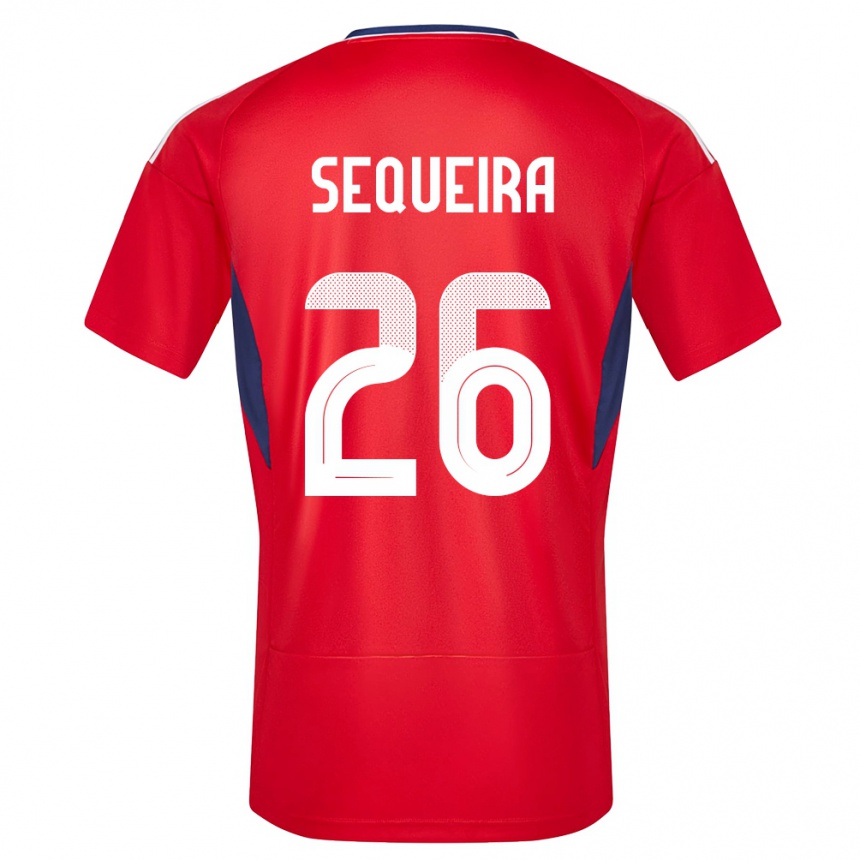 Mujer Fútbol Camiseta Costa Rica Douglas Sequeira #26 Rojo 1ª Equipación 24-26