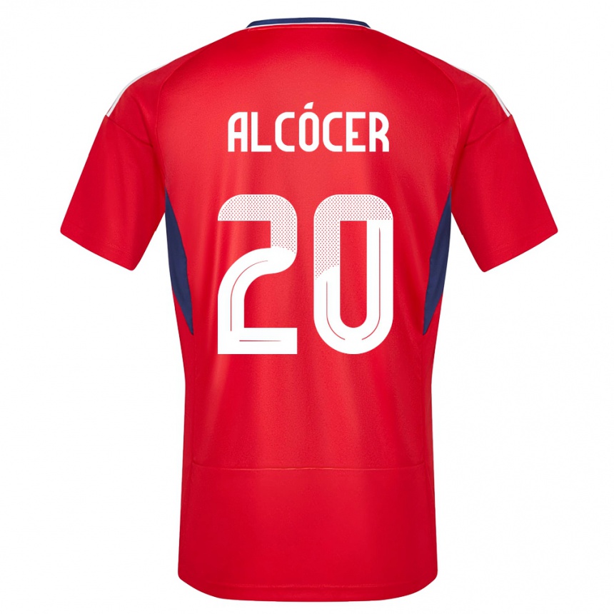 Mujer Fútbol Camiseta Costa Rica Josimar Alcocer #20 Rojo 1ª Equipación 24-26