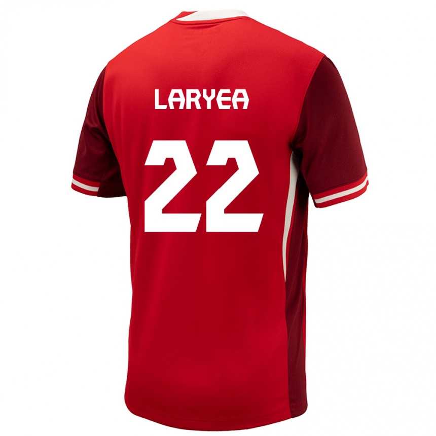 Mujer Fútbol Camiseta Canadá Richie Laryea #22 Rojo 1ª Equipación 24-26