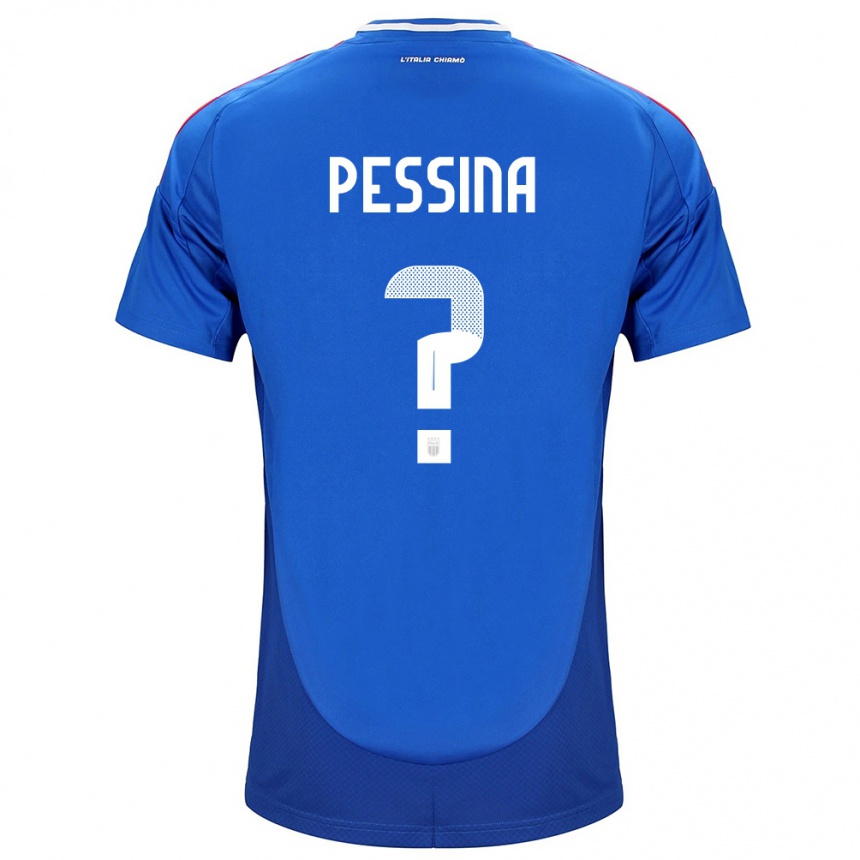 Mujer Fútbol Camiseta Italia Massimo Pessina #0 Azul 1ª Equipación 24-26