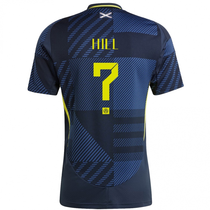 Mujer Fútbol Camiseta Escocia Kathryn Hill #0 Azul Oscuro 1ª Equipación 24-26