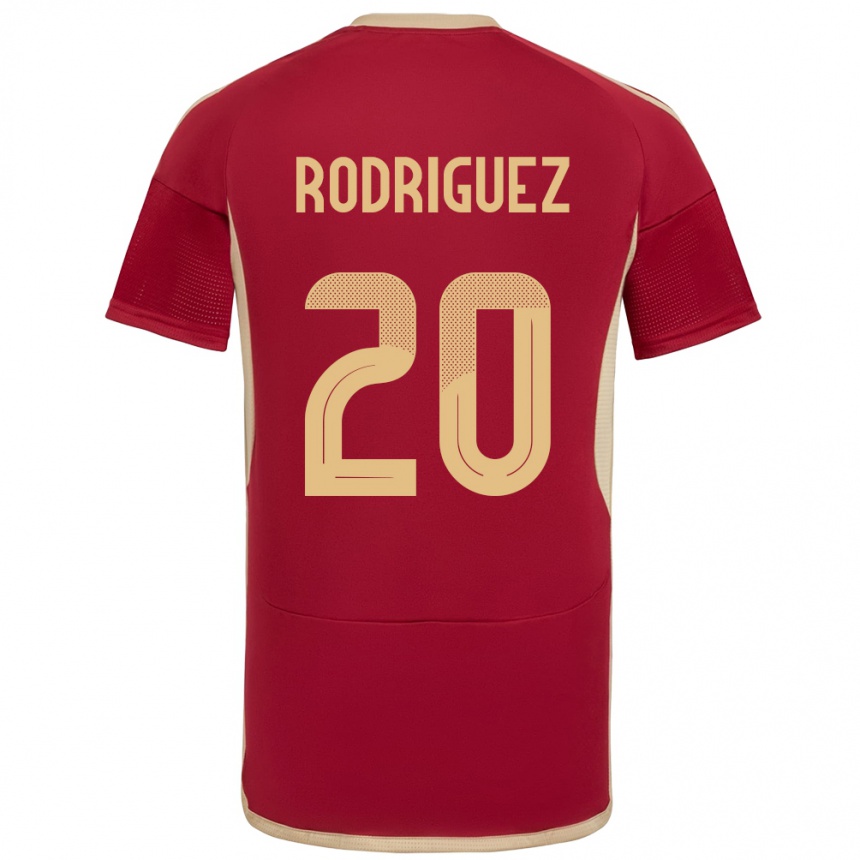 Mujer Fútbol Camiseta Venezuela Dayana Rodríguez #20 Borgoña 1ª Equipación 24-26