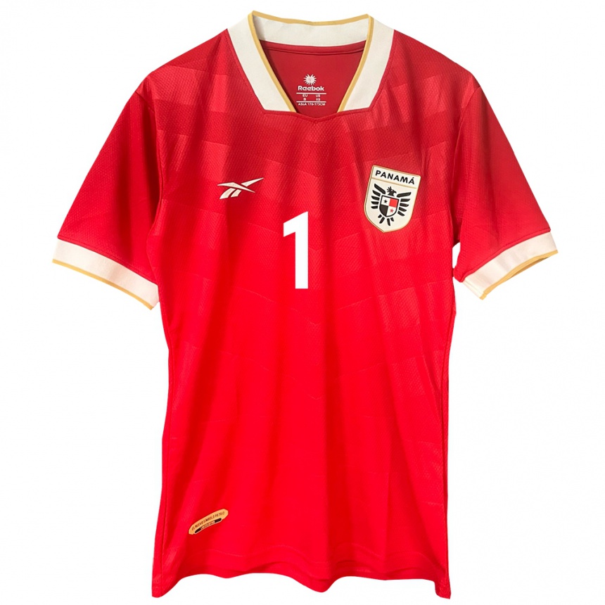 Mujer Fútbol Camiseta Panamá Valeska Domínguez #1 Rojo 1ª Equipación 24-26