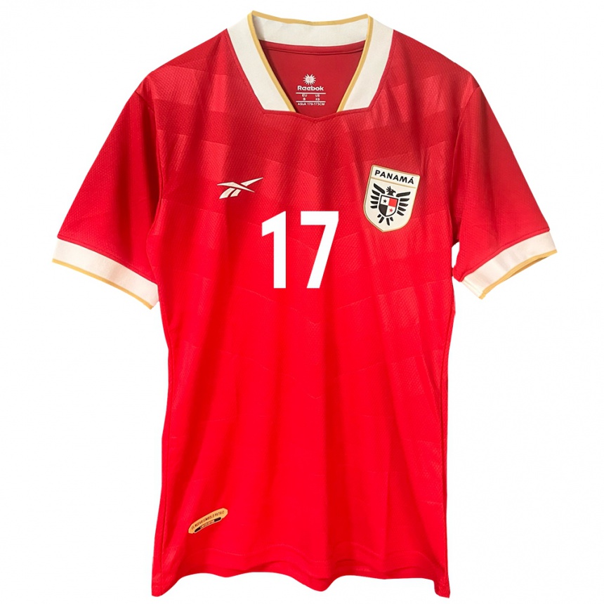 Mujer Fútbol Camiseta Panamá Kenia Rangel #17 Rojo 1ª Equipación 24-26
