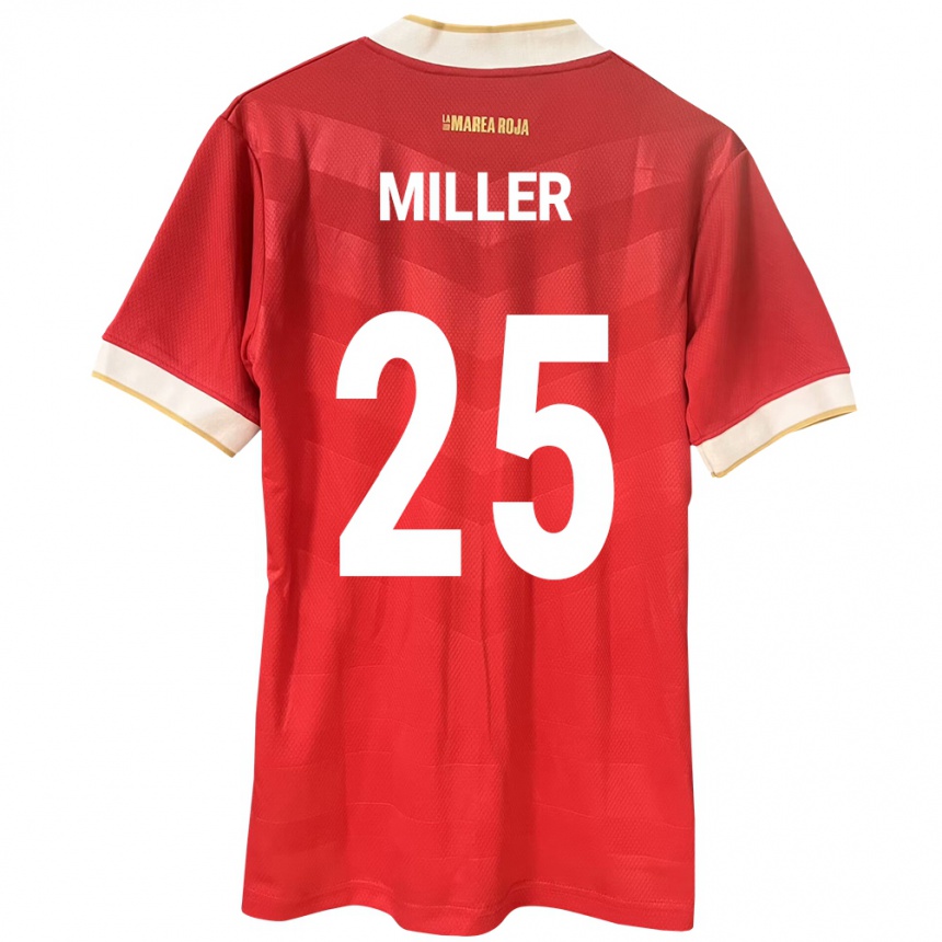 Mujer Fútbol Camiseta Panamá Roderick Miller #25 Rojo 1ª Equipación 24-26