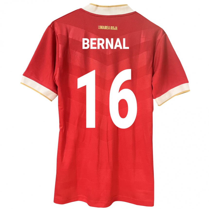 Mujer Fútbol Camiseta Panamá José Bernal #16 Rojo 1ª Equipación 24-26