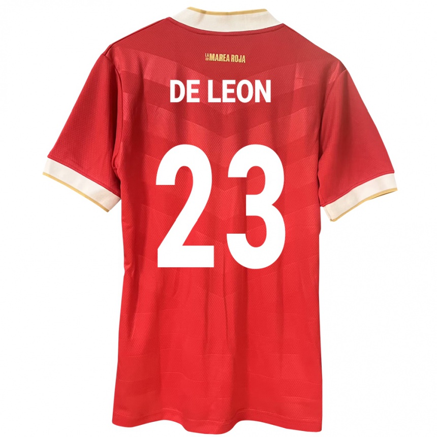 Mujer Fútbol Camiseta Panamá Yerenis De León #23 Rojo 1ª Equipación 24-26