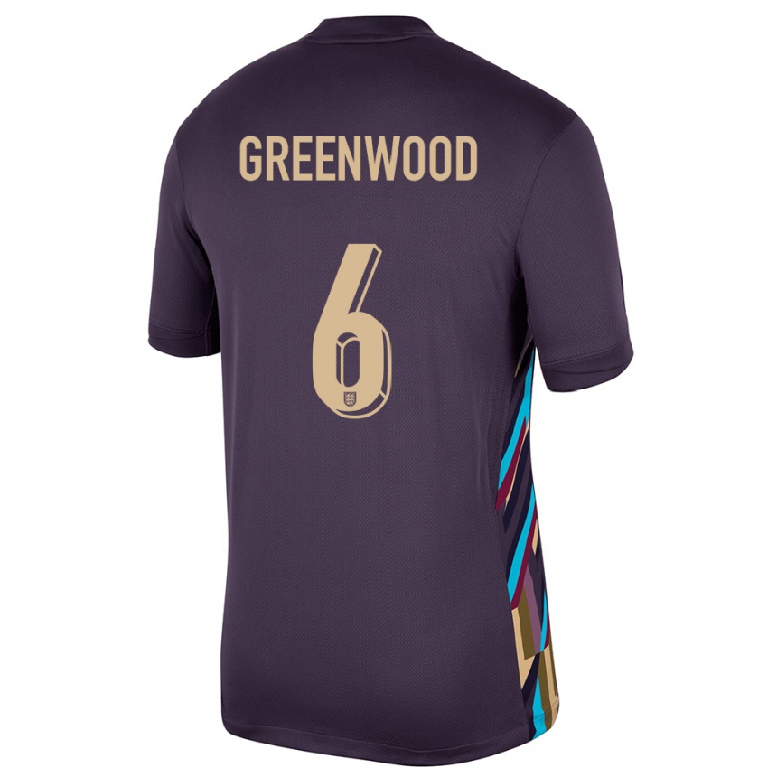 Mujer Fútbol Camiseta Inglaterra Alex Greenwood #6 Pasa Oscura 2ª Equipación 24-26