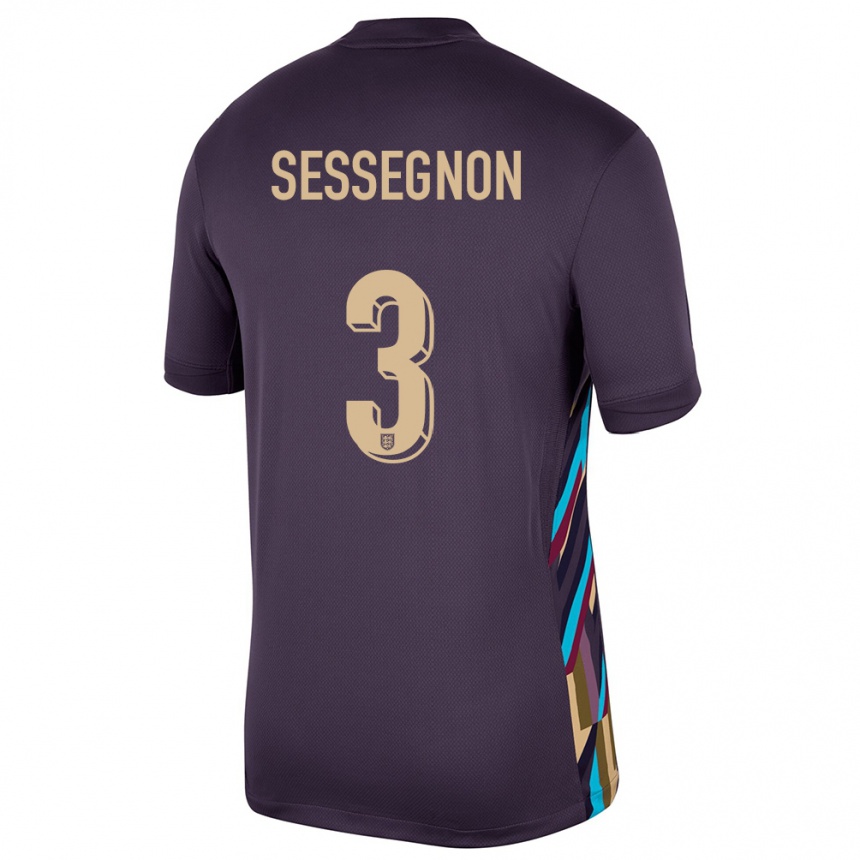 Mujer Fútbol Camiseta Inglaterra Ryan Sessegnon #3 Pasa Oscura 2ª Equipación 24-26