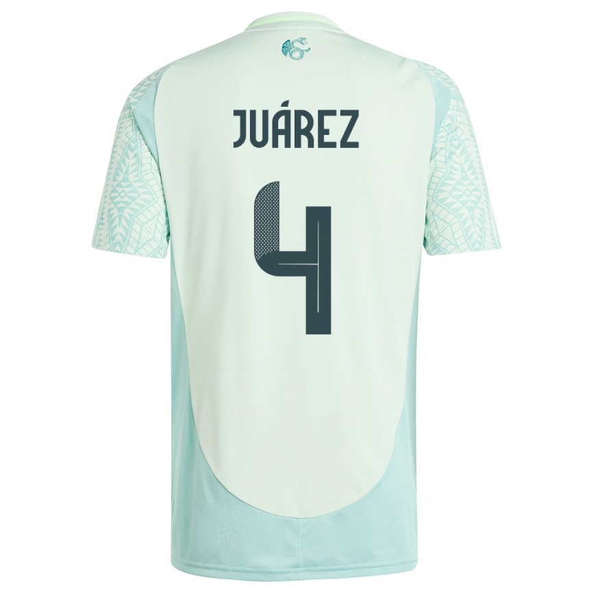 Mujer Fútbol Camiseta México Ramon Juarez #4 Lino Verde 2ª Equipación 24-26