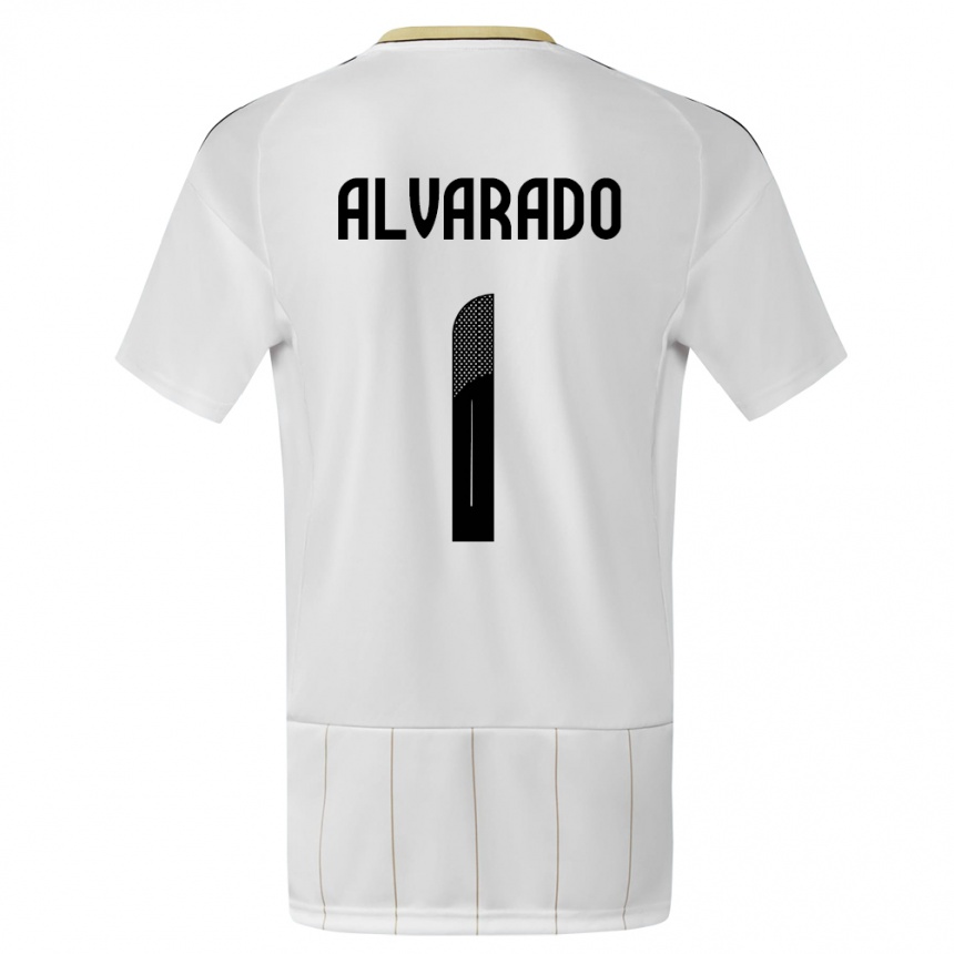 Mujer Fútbol Camiseta Costa Rica Esteban Alvarado #1 Blanco 2ª Equipación 24-26