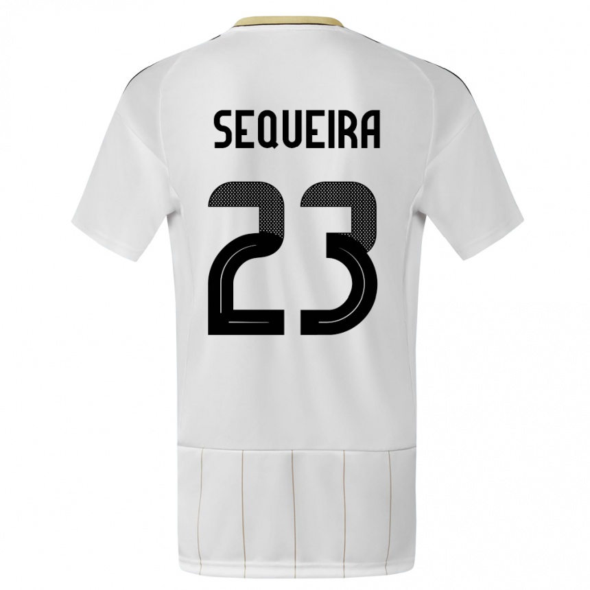 Mujer Fútbol Camiseta Costa Rica Patrick Sequeira #23 Blanco 2ª Equipación 24-26