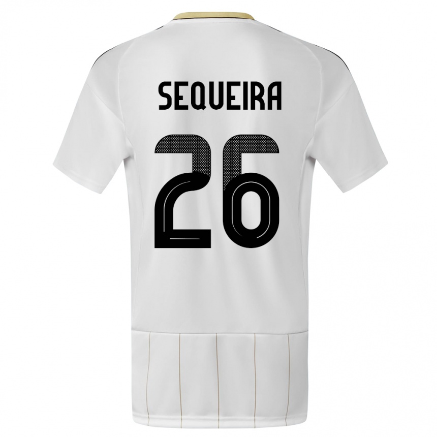 Mujer Fútbol Camiseta Costa Rica Douglas Sequeira #26 Blanco 2ª Equipación 24-26