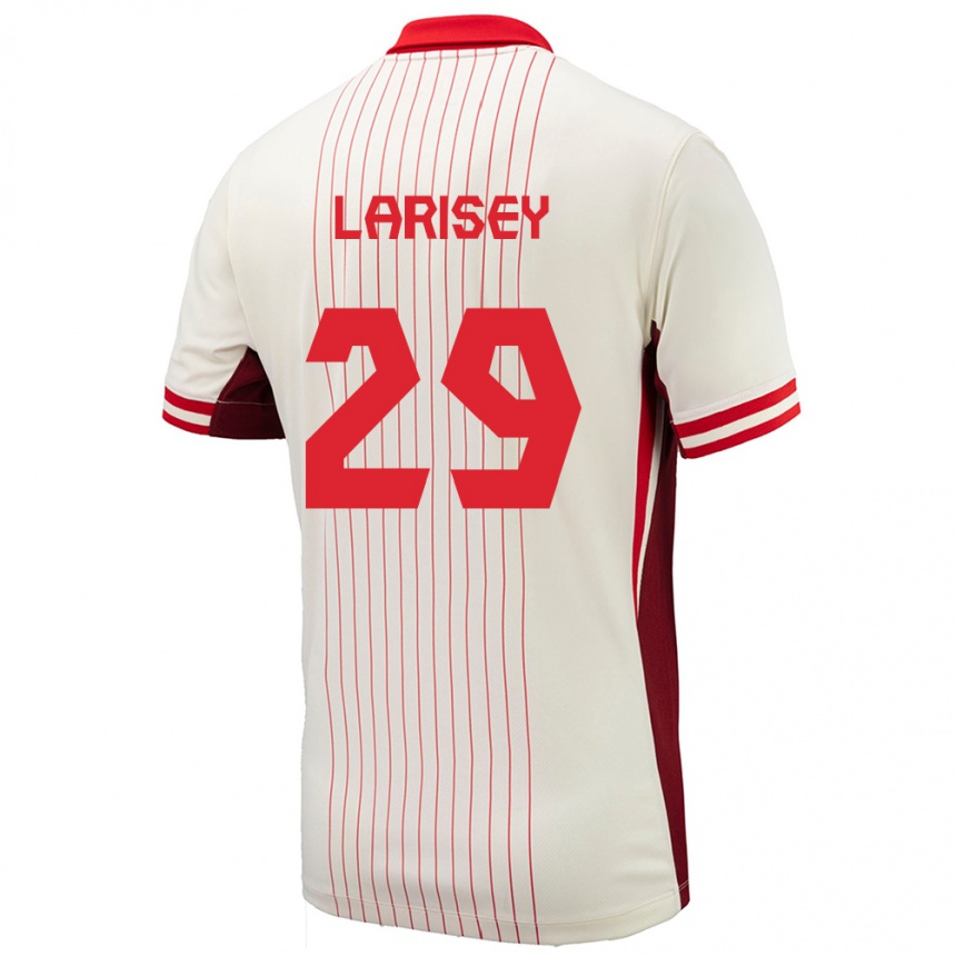 Mujer Fútbol Camiseta Canadá Clarissa Larisey #29 Blanco 2ª Equipación 24-26
