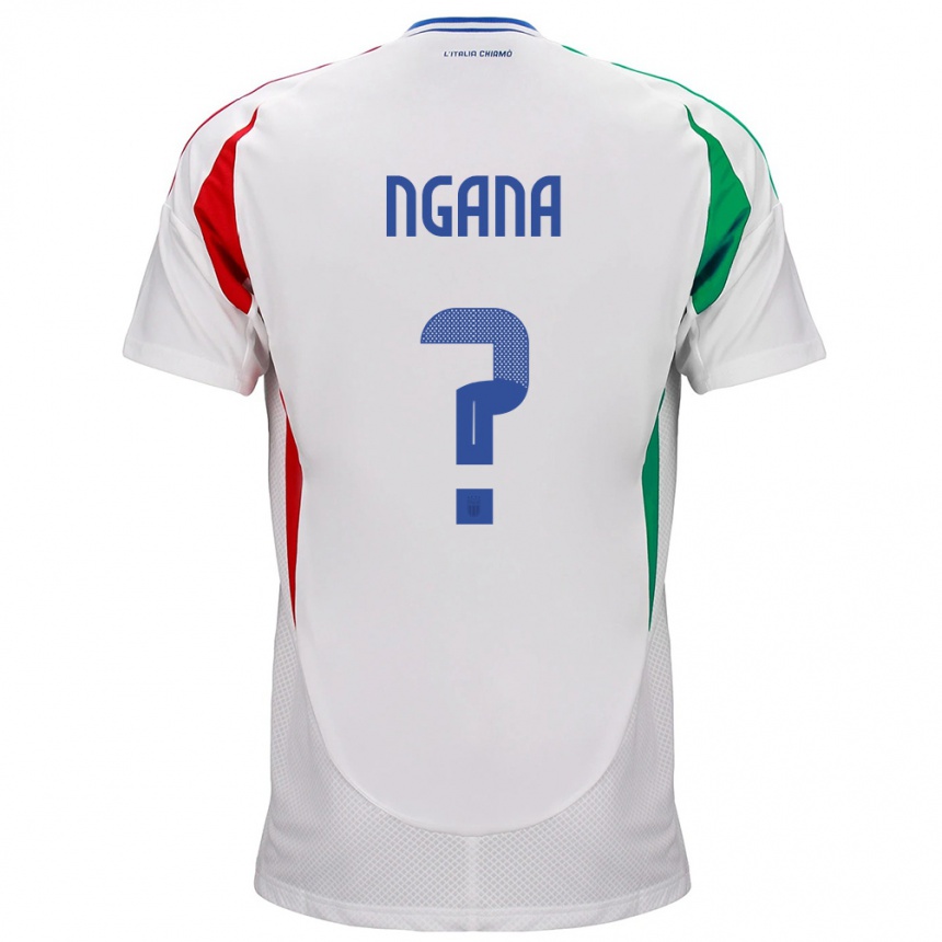 Mujer Fútbol Camiseta Italia Valdes Ngana #0 Blanco 2ª Equipación 24-26