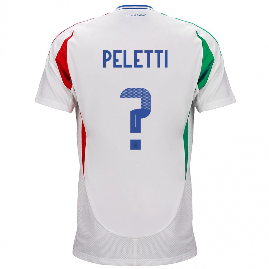 Mujer Fútbol Camiseta Italia Lamberto Peletti #0 Blanco 2ª Equipación 24-26
