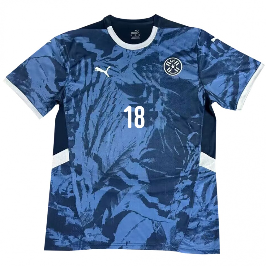 Mujer Fútbol Camiseta Paraguay Daniel Rivas #18 Azul 2ª Equipación 24-26
