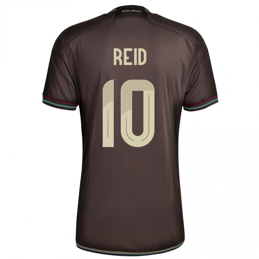 Mujer Fútbol Camiseta Jamaica Bobby De Cordova-Reid #10 Marrón Noche 2ª Equipación 24-26