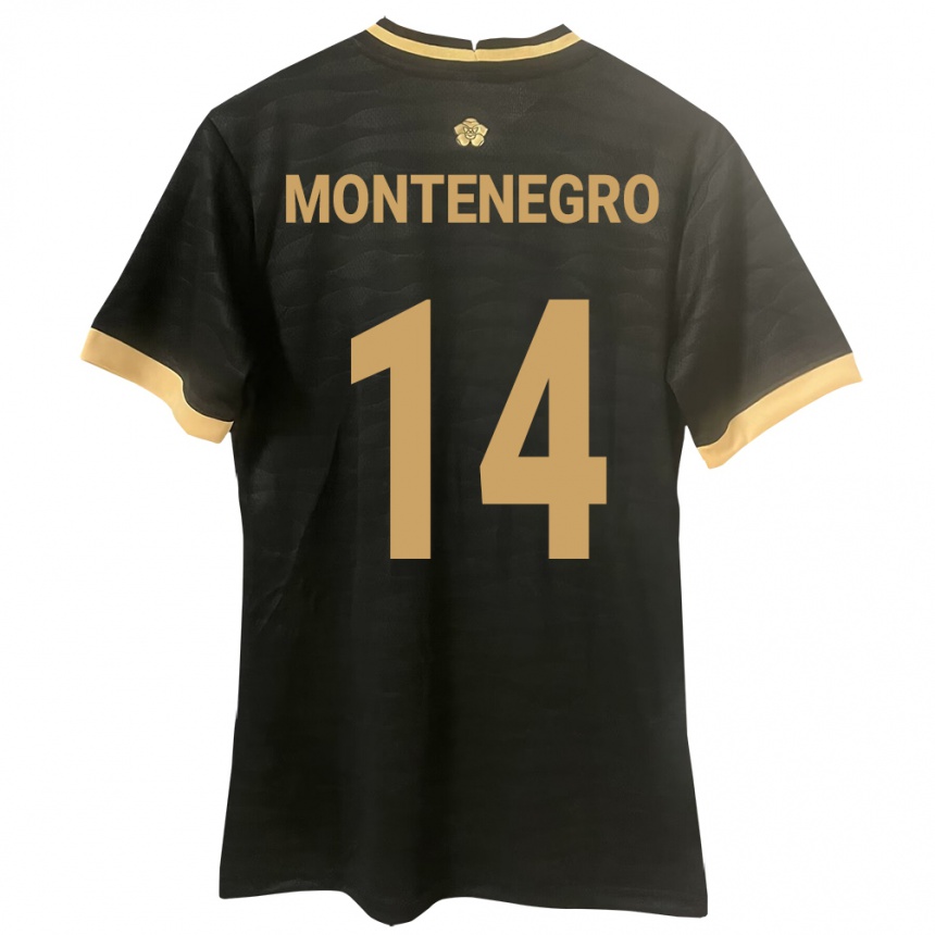Mujer Fútbol Camiseta Panamá Carmen Montenegro #14 Negro 2ª Equipación 24-26
