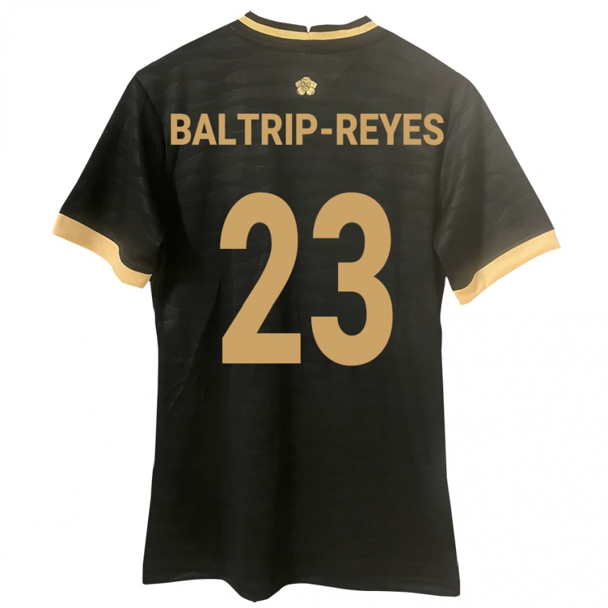 Mujer Fútbol Camiseta Panamá Carina Baltrip-Reyes #23 Negro 2ª Equipación 24-26