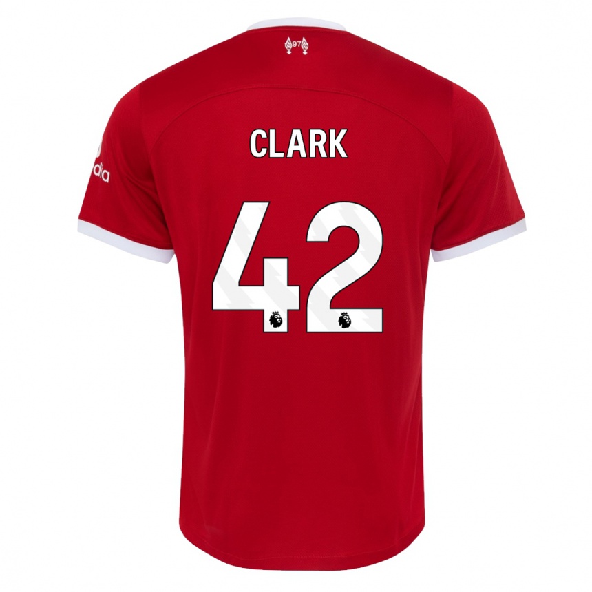 Niño Fútbol Camiseta Bobby Clark #42 Rojo 1ª Equipación 2023/24