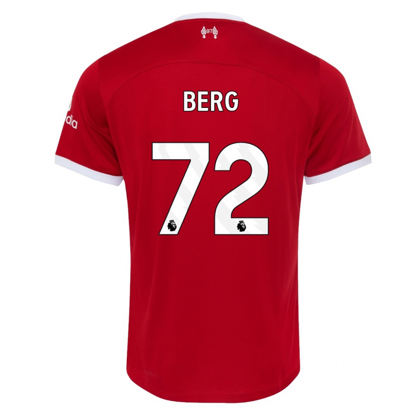 Niño Fútbol Camiseta Sepp Van Den Berg #72 Rojo 1ª Equipación 2023/24