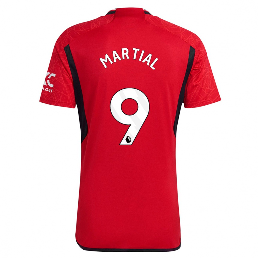 Niño Fútbol Camiseta Anthony Martial #9 Rojo 1ª Equipación 2023/24