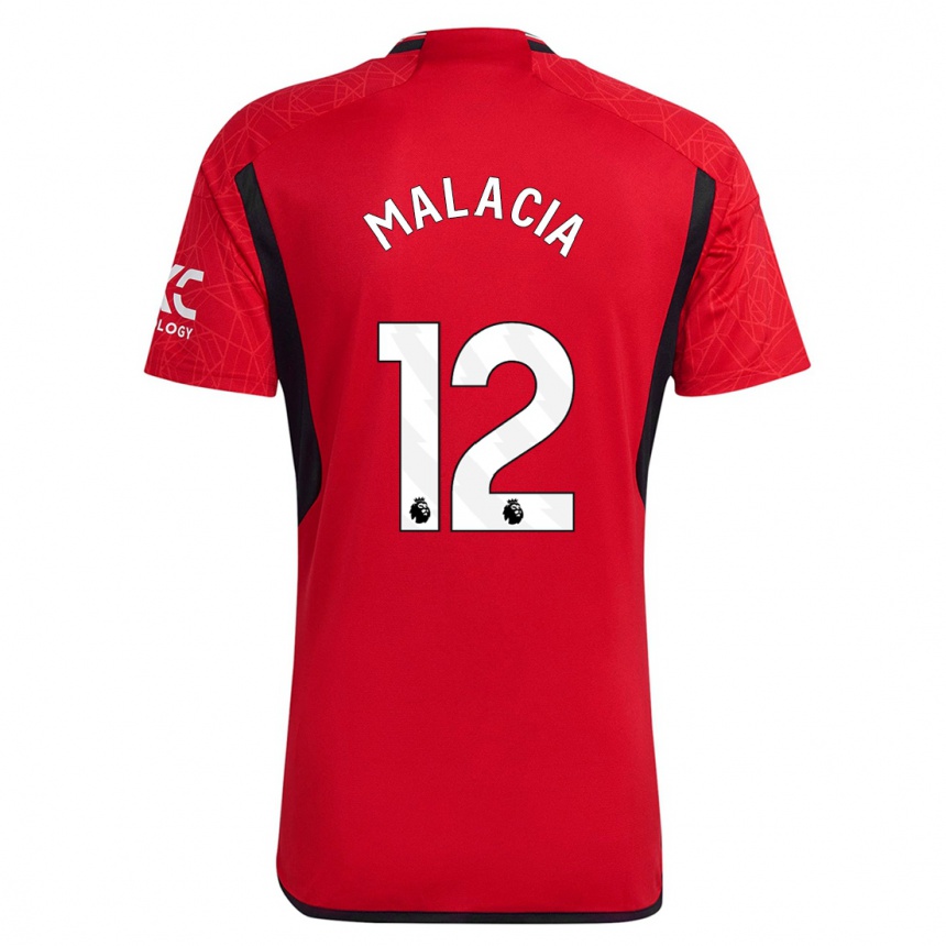 Niño Fútbol Camiseta Tyrell Malacia #12 Rojo 1ª Equipación 2023/24